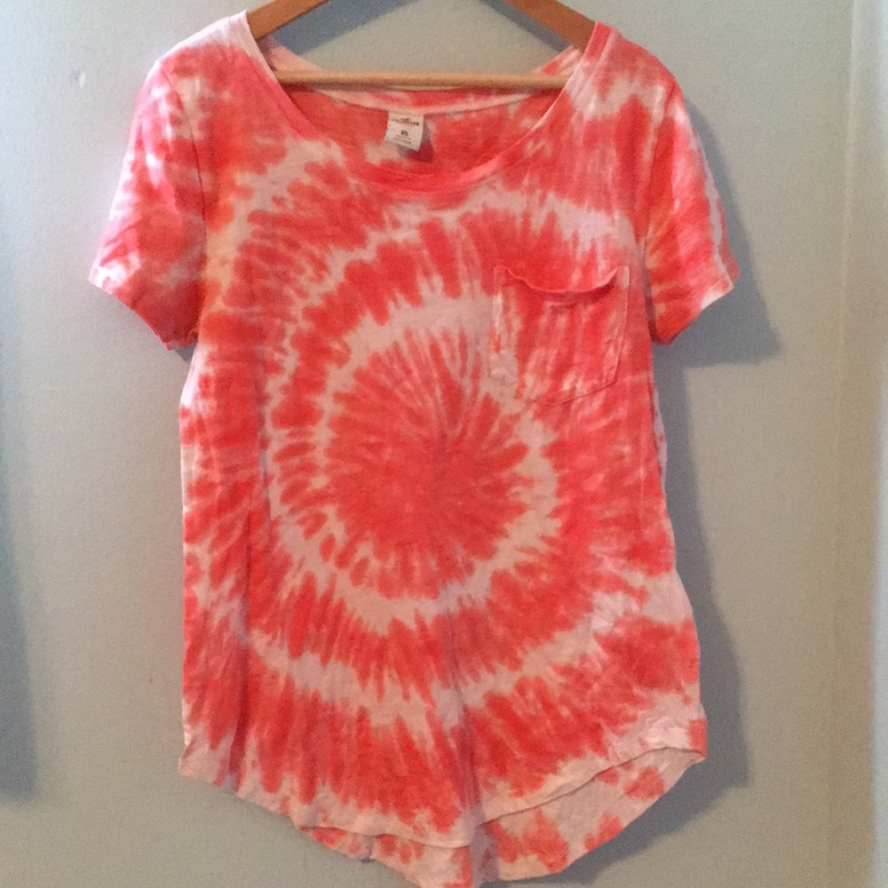 Hollister tie dye tee shirt